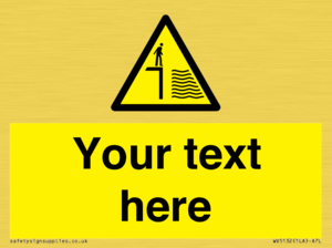 Custom Deep Water Sign